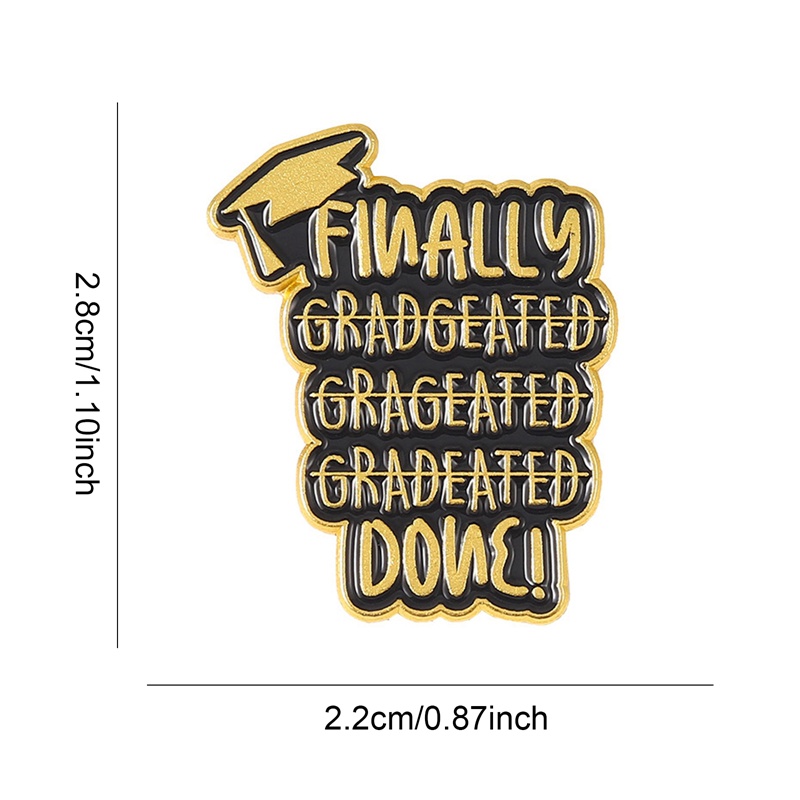 Huy Hiệu Cài Áo Hình Nón Tốt Nghiệp Thời Trang