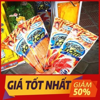 Snack tăm cay vị điều tôm