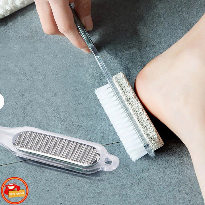 Dụng cụ chà gót chân PUMICE 4 trong 1 tẩy sạch tế bào chết an toàn vaf tiện dụng (CG4in1)