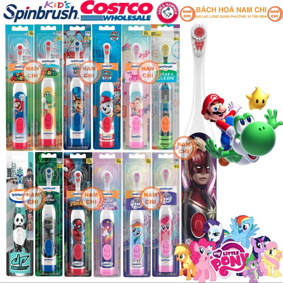 [SPINBRUSH] Bàn Chải Đánh Răng Trẻ Em Chạy Pin SPINBRUSH - USA