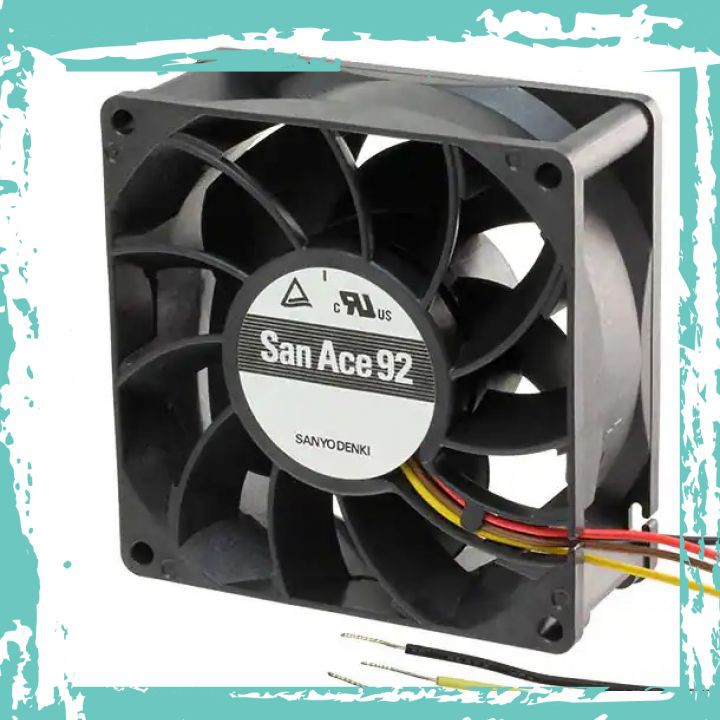 FAN012 0.88A - Quạt làm mát San ace công suất lớn thổi mạnh cho hồ cá mini