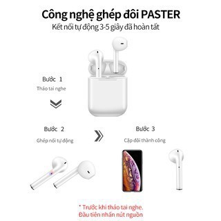 Inpods 12 Tai nghe Bluetooth Bản Quốc Tế Kava Store Âm Thanh Trầm Ấm - Được Chọn Màu Tai Nghe