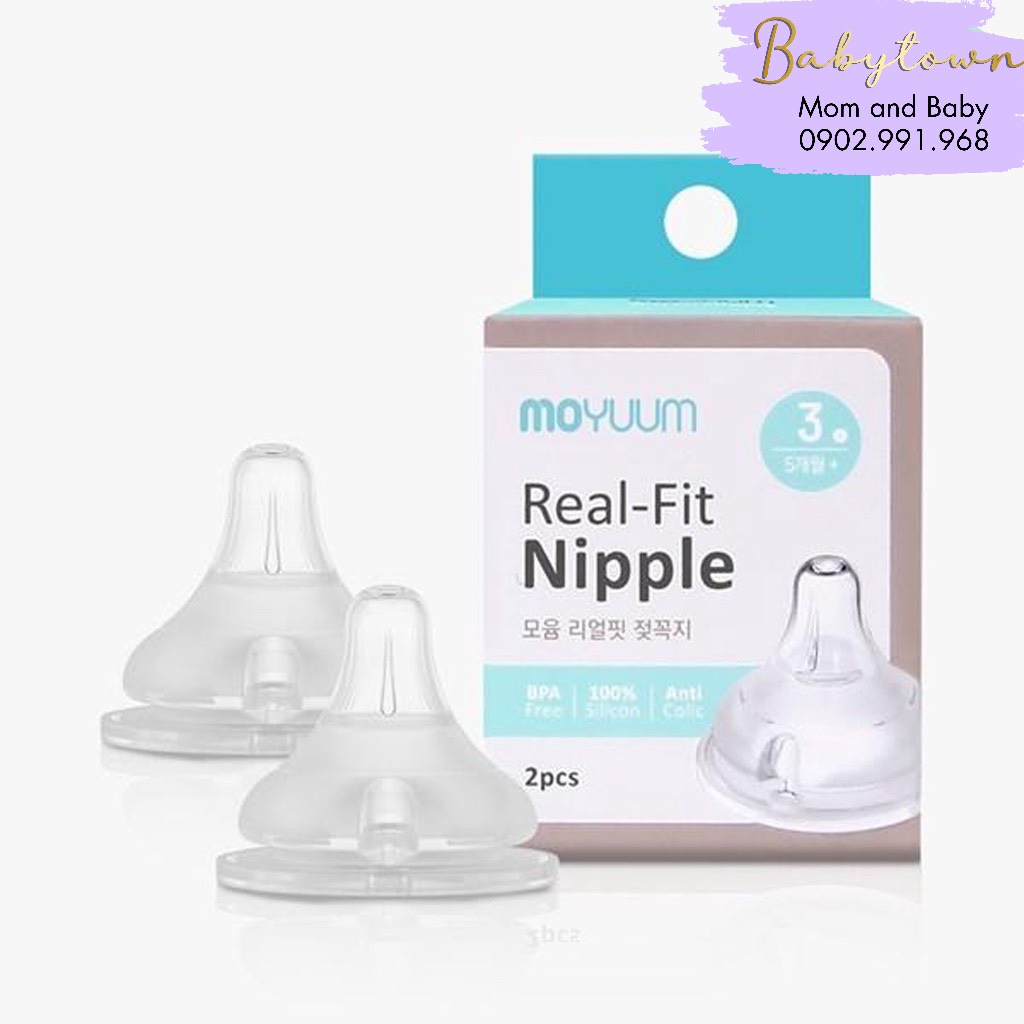 Núm ti thay thế bình Moyuum Hàn Quốc số 1/2/3/4