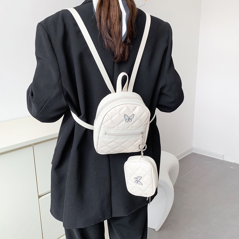 Balo Màu Kem Trơn Thời Trang Năng Động Cho Học Sinh