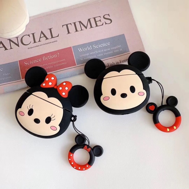 Airpod case 1/2/Pro chuột micky và chuột minnie tai nghe không dây apple