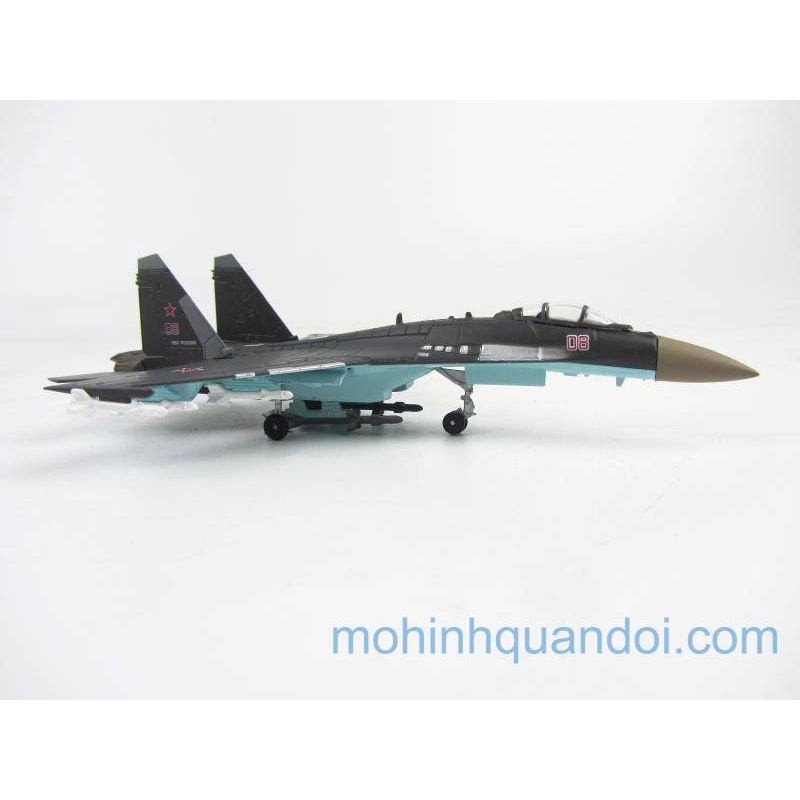 Mô hình máy bay Su-35 nhỏ Hợp kim Dài 15cm