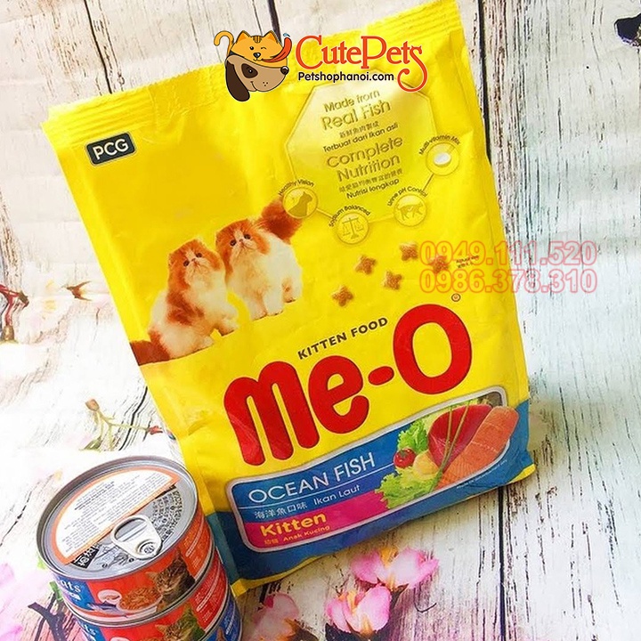 Thức ăn cho mèo con Me-o 400g kitten vị cá biển Ocean Fish - Phụ kiện thú cưng Hà Nội