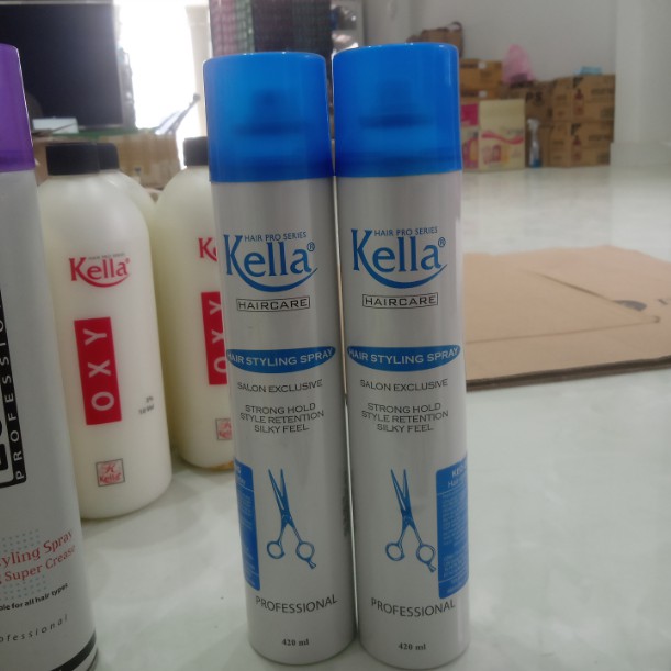[HSD 08/2022] Keo xịt tóc Kella 420ml (Keo cứng)