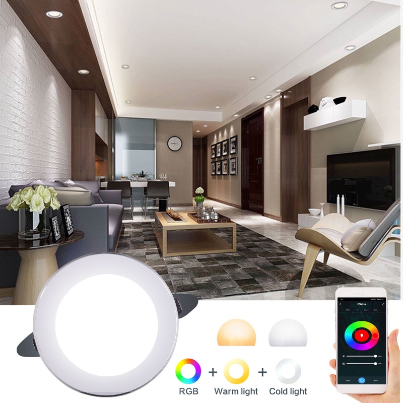 Đèn Led Thông Minh Rgbcw Điều Khiển Bằng Giọng Nói Tương Thích Với Alexa Google Home. Airpod