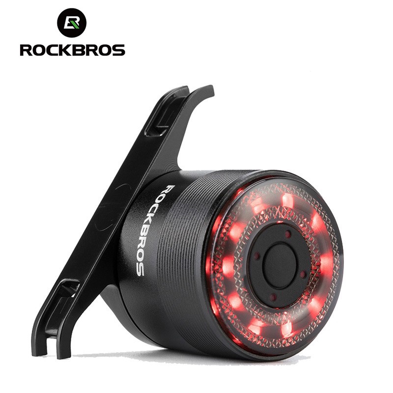 Đèn LED Báo Phanh ROCKBROS Q3 Thông Minh Chống Thấm Nước Gắn Đuôi Xe Đạp