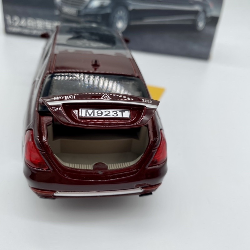 [Chitty]Mô Hình Xe Mercedes Maybach S600 tỷ lệ 1:24, Làm từ hợp kim , Có đèn, Có âm thanh mô phỏng tiếng khởi động xe