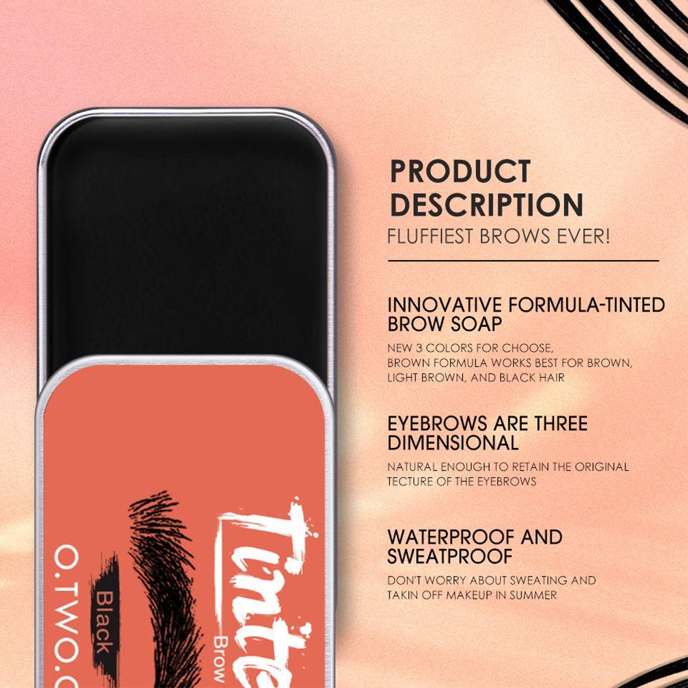 Gel Kẻ Lông Mày Chống Nhòe Màu Sắc Tự Nhiên Kèm Cọ Dành Cho Nữ