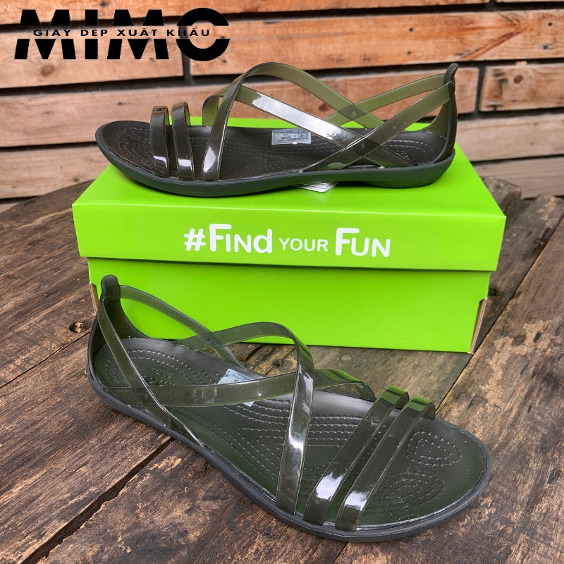 Sandal nữ, dép sandal quai mảnh Strappy cao cấp màu đen sanh chảnh, êm bền nhẹ cho nữ