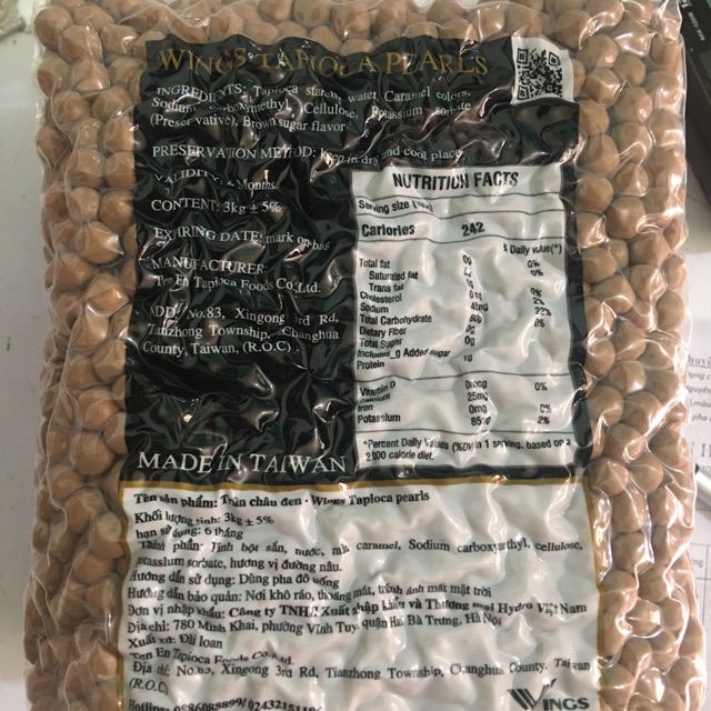 Trân châu wing Đài Loan 3kg