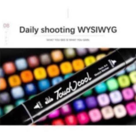 Bút vẽ, Bút màu Marker TouchCool Túi Vải Bộ 30/60/80 màu