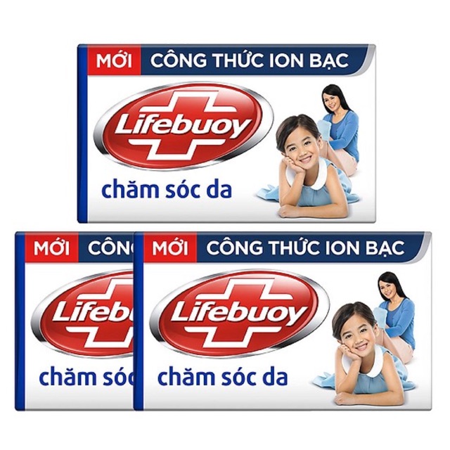 Xà Bông Lifebuoy Chăm Sóc Da Xanh Đậm 90g