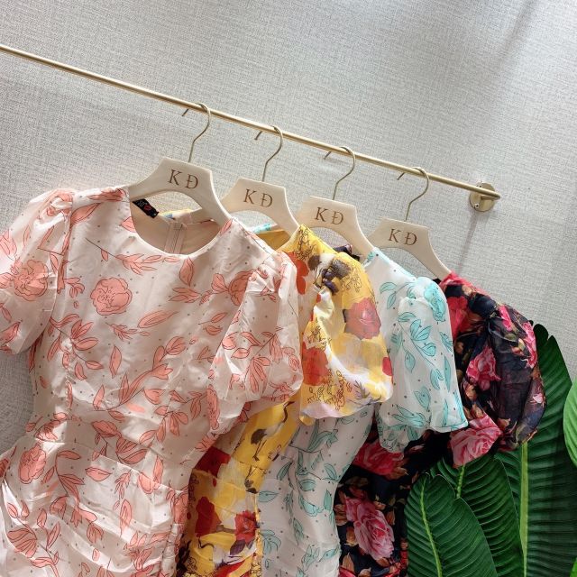 Váy hoa quấn body A400.480