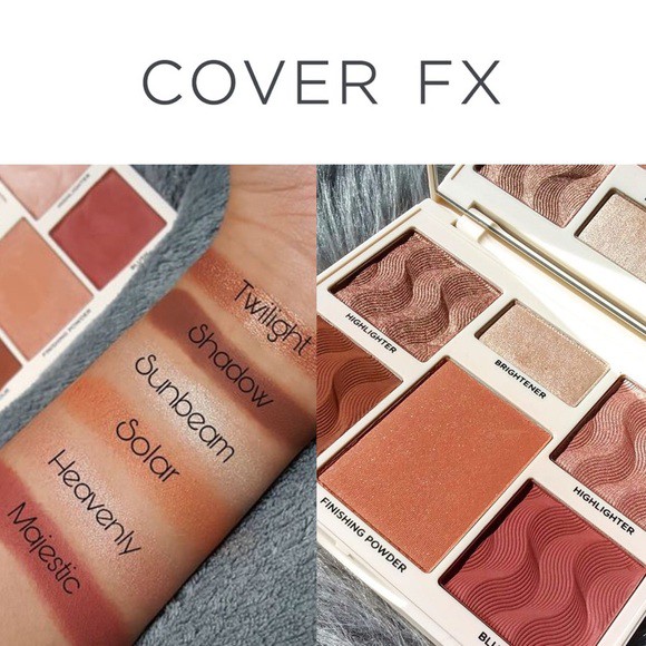 🌸CoverFX🌸Bảng phấn complexion Face Perfector Palette: highlight, bronzer, blusher Pallette | BigBuy360 - bigbuy360.vn
