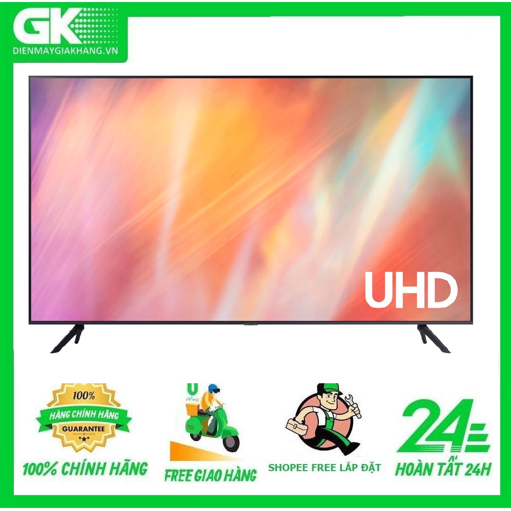 UA43AU7700 MIỄN PHÍ CÔNG LẮP ĐẶT Smart Tivi Samsung 4K 43 inch UA43AU7700 Mới 2021