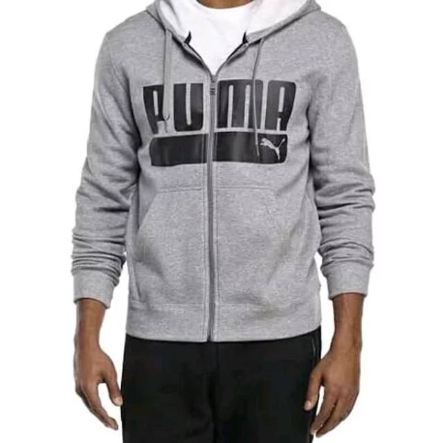 Áo Khoác Hoodie Puma Phối Khóa Kéo Chất Lượng Cao