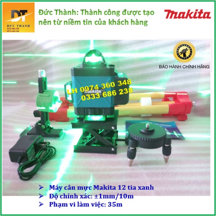 Siêu hot Máy cân mực 12 tia xanh - MAKITA.