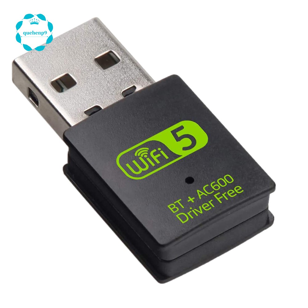USB WiFi Bluetooth Adapter, 600Mbps Dual Band Wireless Network External Receiver,WiFi Dongle for PC/Laptop/Desktop | BigBuy360 - bigbuy360.vn