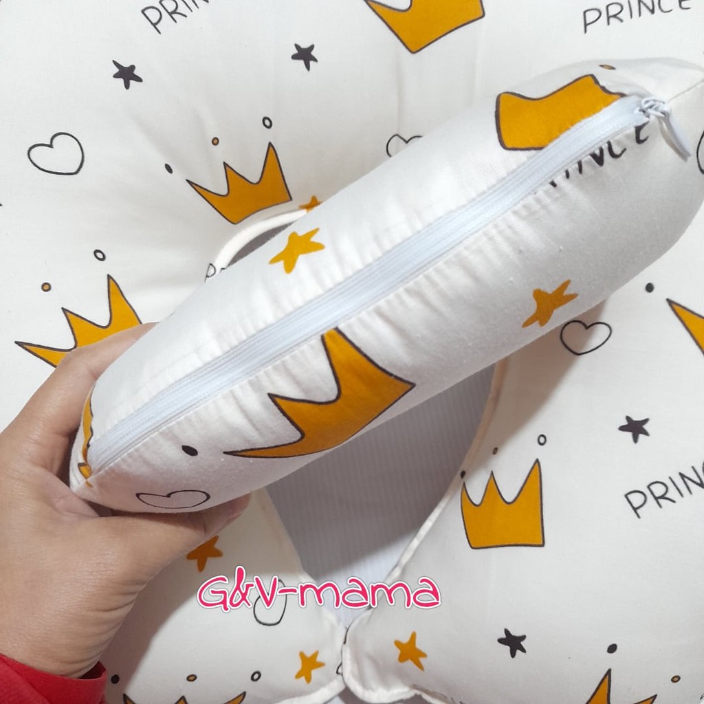 (SHOP MỚI GIÁ TƯƠNG TÁC - Tặng gối nhỏ) Gối chữ C, gối đa năng cho bé bú chống trào ngược chọn mẫu tùy thích