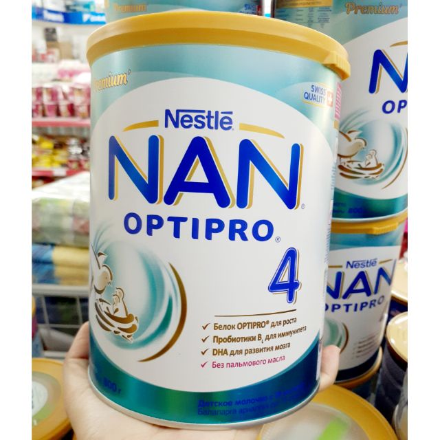 (Date 2022)Sữa Nan Nga optipro 4 800g cho bé trên 18 tháng