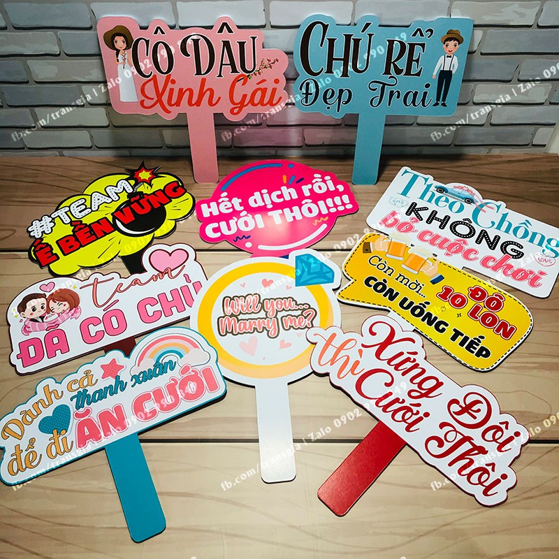 Hastag Đám Cưới-Event-Birthday-Tay Cầm Liền chắc chắn- Cắt Máy thẫm mỹ cao - CAM KẾT ĐẸP MẪU ĐỘC QUYỀN