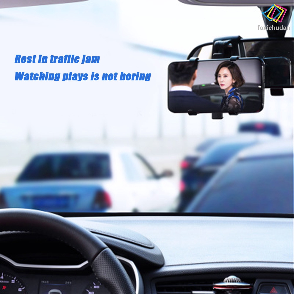 Giá Đỡ Điện Thoại Gắn Kính Chiếu Hậu Xe Ô Tô Tiện Dụng | BigBuy360 - bigbuy360.vn