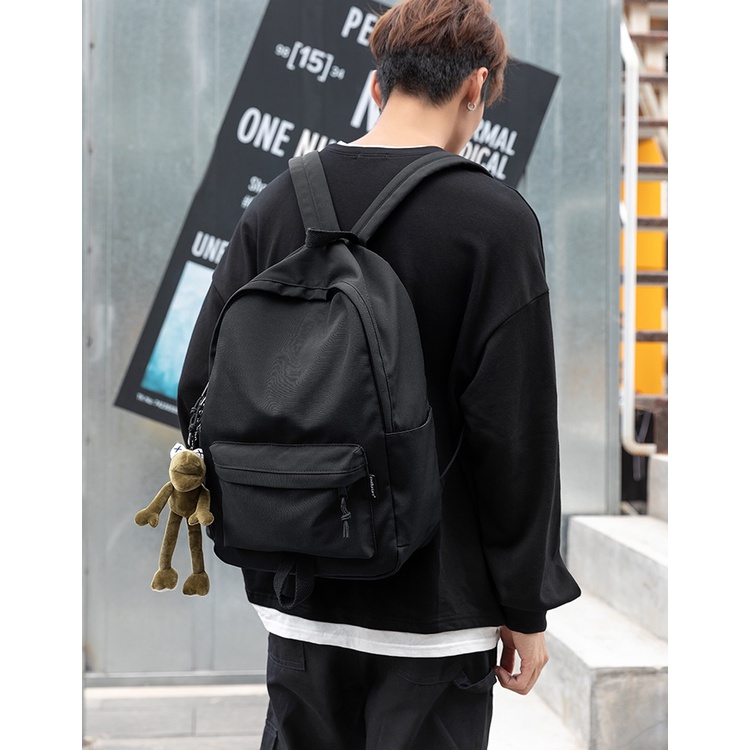 Balo Đi Học Nam Cao Cấp Basic ES 2023 Màu Đen Kiểu Dáng Đơn Giản