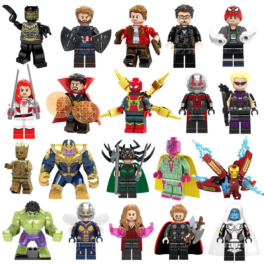 Combo 10 nhân vật Marvel non Lego không trùng lặp