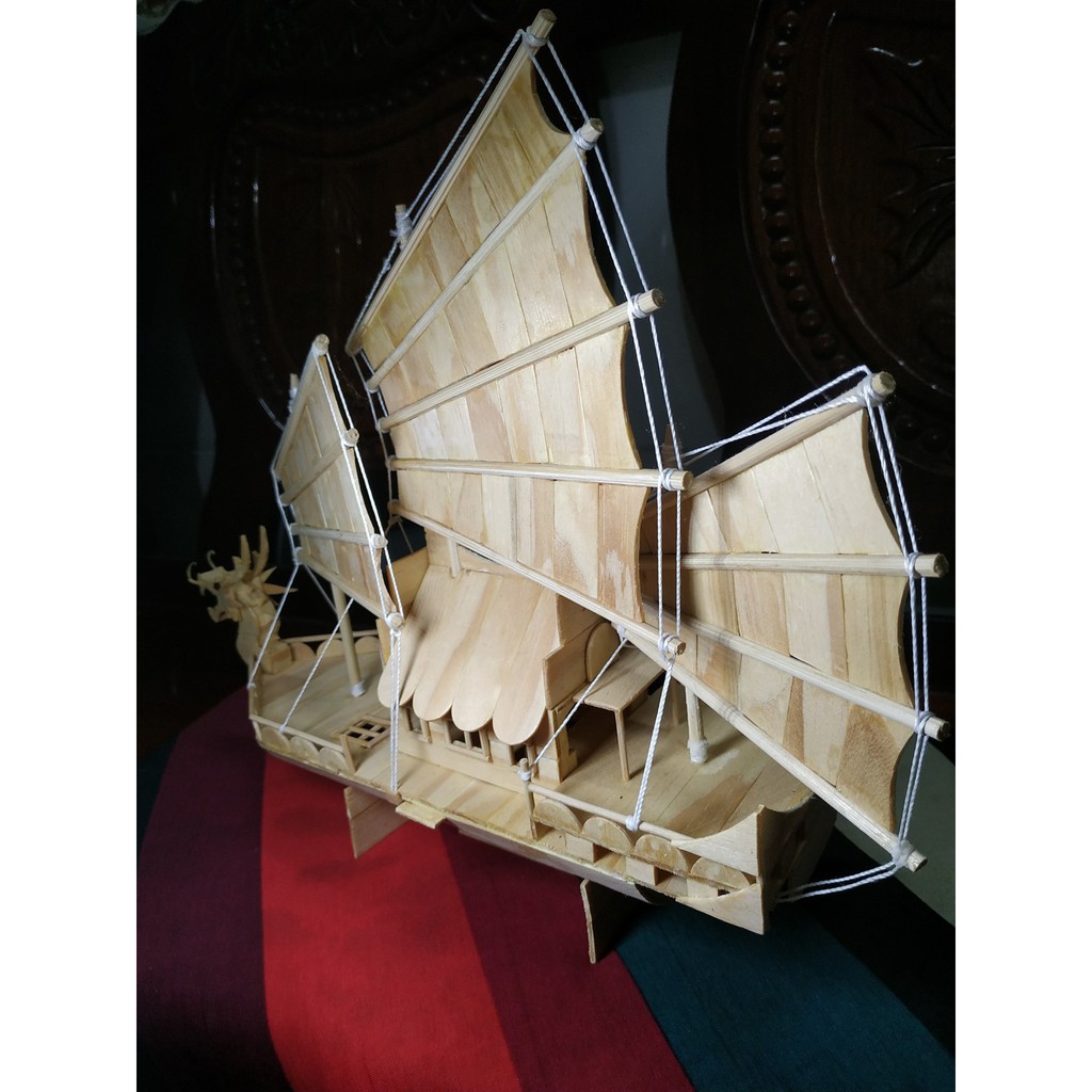 [Handmade] Thuyền rồng tuyệt phẩm gỗ cao cấp