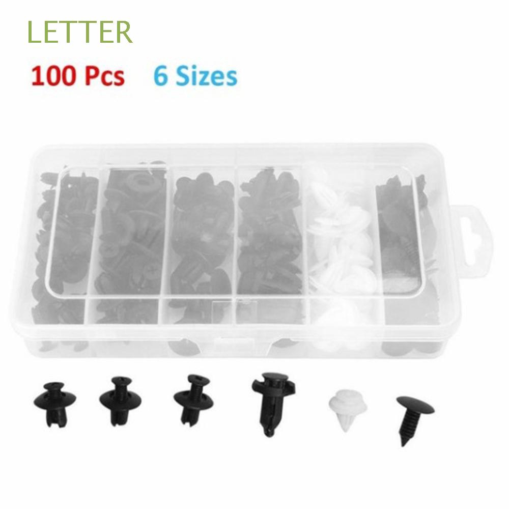 Bộ 100 ốc nhựa dành cho xe hơi tiện dụng