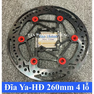 Đĩa 618 Cao cấp Yamaha, Honda 260mm 4 lỗ