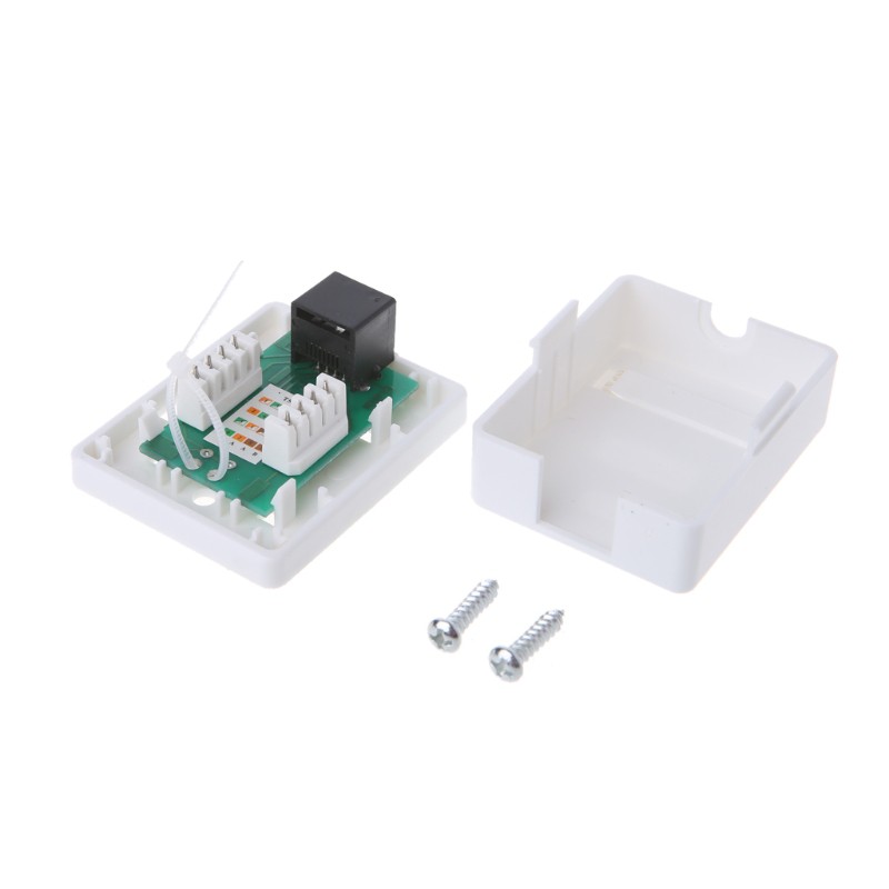 Hộp để bàn CAT6 RJ45 8P8C UTP 1 cổng