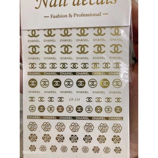 Stiker trang tri nail 114