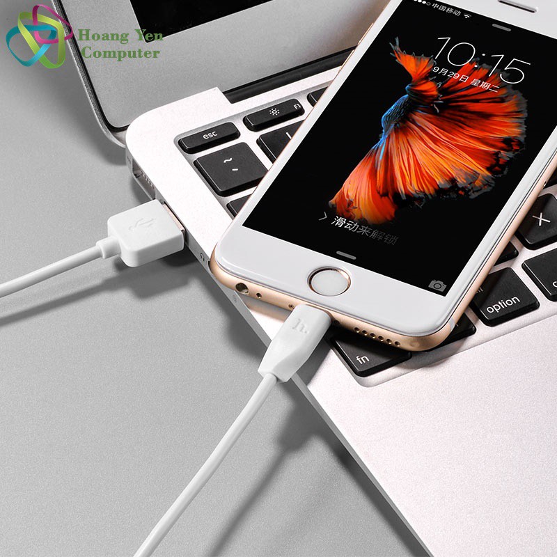 Cáp sạc Hoco X1 cho IPhone IPad dây dù chông đứt dài 1M - BH 3 tháng 1 đổi 1 (MÀU SẮC NGẪU NHIÊN)