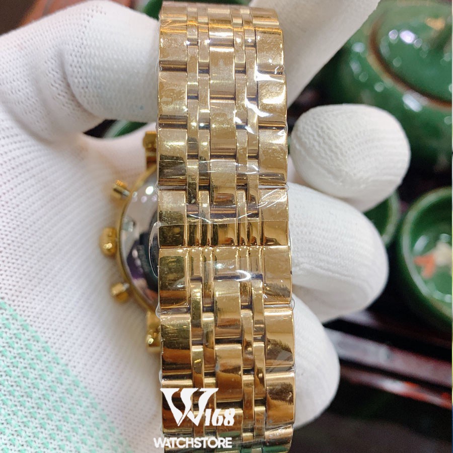 Đồng Hồ Nam PP GENEVE Viền Trơn Máy Cơ Automatic 41-42mm Chống Nước 5ATM