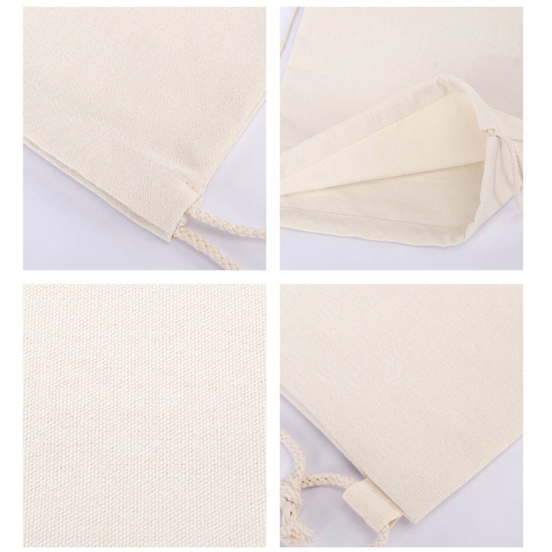 Ba Lô Dây Rút Chất Liệu Cotton Canvas Dùng Để Đựng Đồ Tập Gym / Yoga