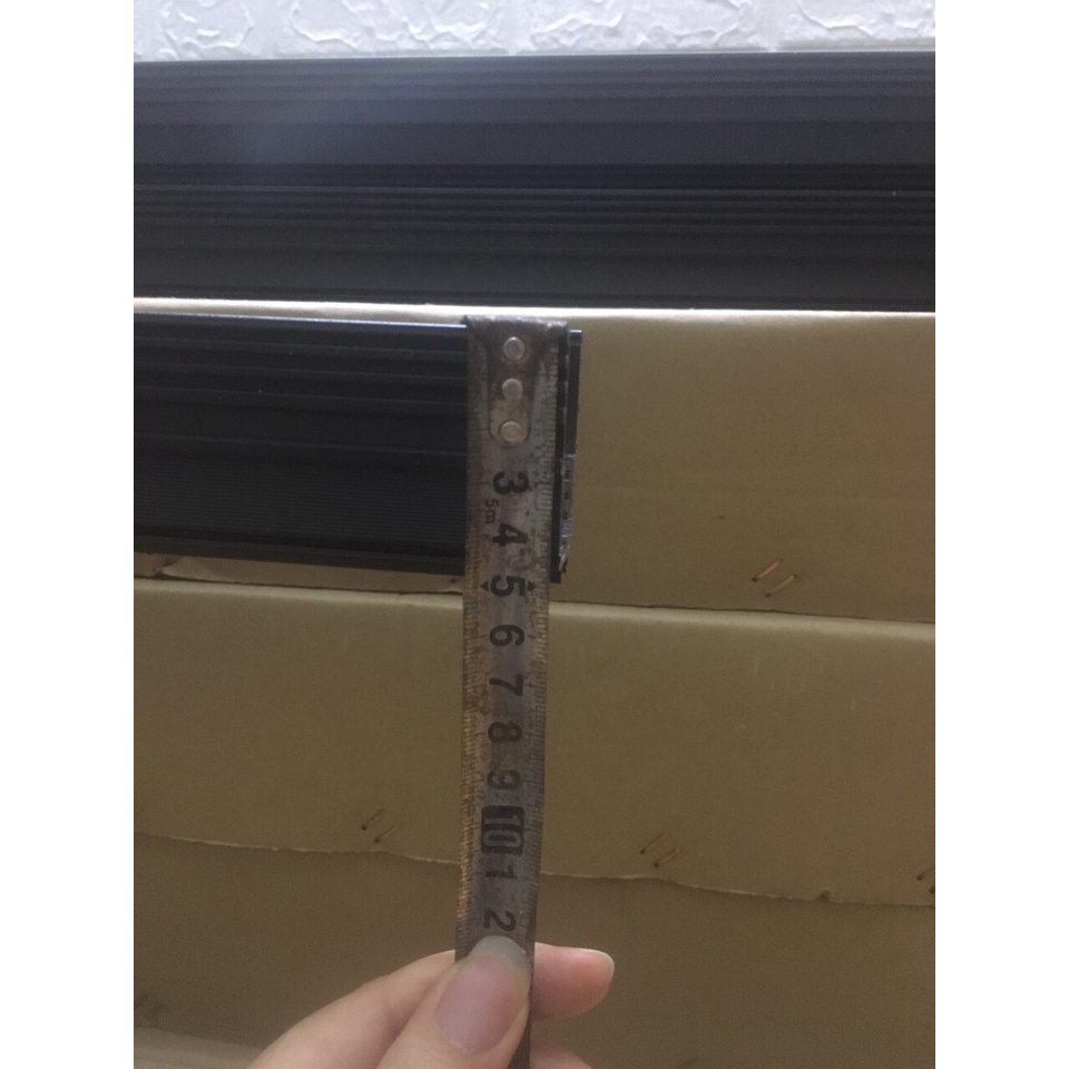 Thanh Ray nam châm âm nổi , Sơn tĩnh điện màu đen, Kích thước: 1 mét 2 mét 3 mét *65*22mm