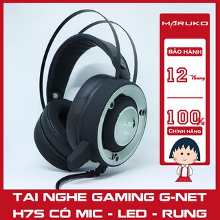 Tai nghe Gaming G-Net H7S có Rung Led 7 màu - GNET H7s