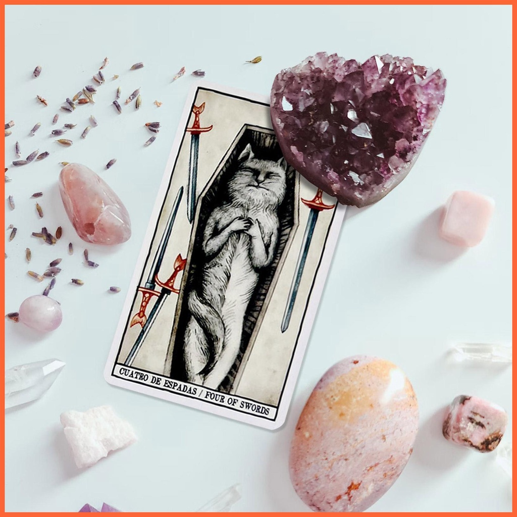 Bộ Bài Tarot Cat Ana Juan Phiên Bản Tiếng Anh 4.12.4in 2022