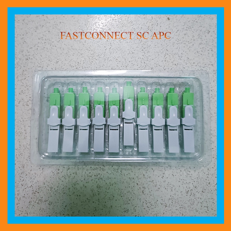10 Đầu nối quang nhanh Fast Connector SC APC AJV