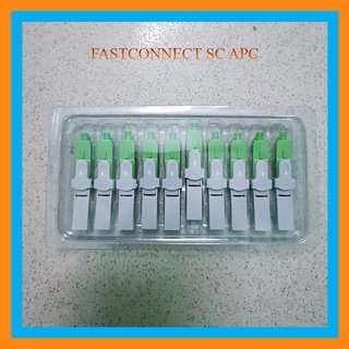 10 đầu nối quang nhanh fast connector sc apc ajv