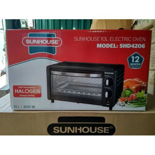 Lò nướng điện sunhouse 10l