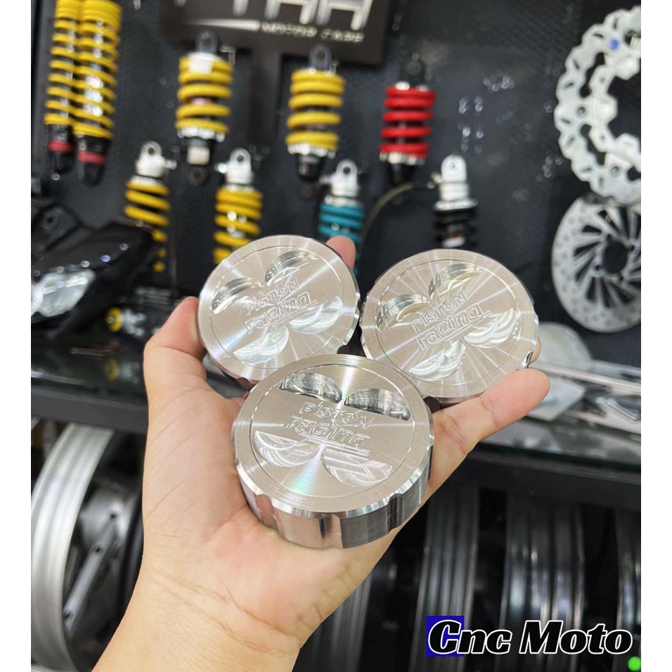 NẮP BÌNH XĂNG inox 304 cnc mẫu trái piston độc đáo