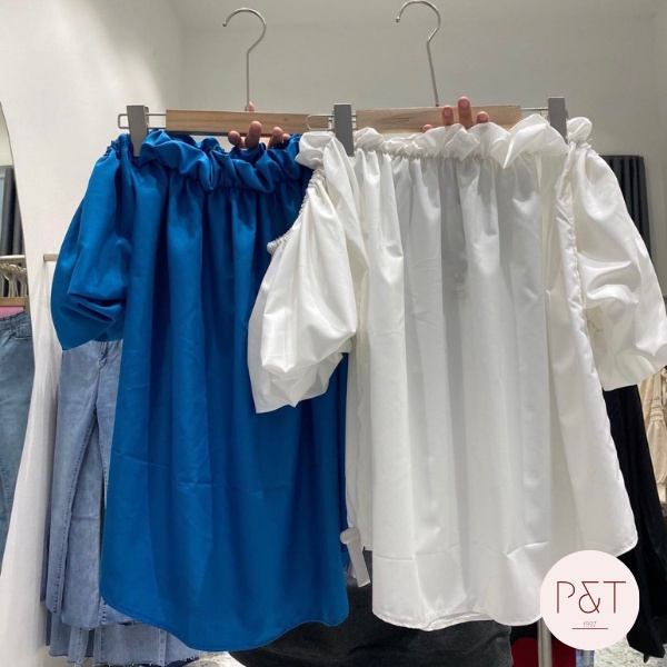 Áo Trễ Vai Tay Bồng Siêu Xinh