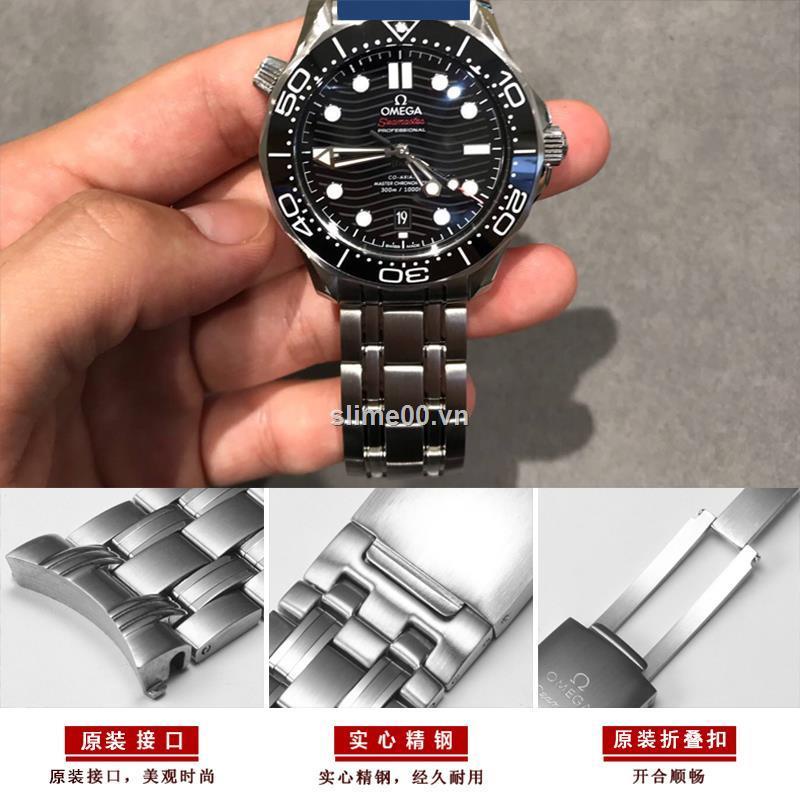 Dây đeo đồng hồ Omega bằng thép không gỉ 20/ 22mm cho nam và nữ chất lượng cao