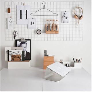 Khung Lưới Trang Trí (50 X 100cm) dày 3,5li, ô 5cm, màu trắng hoặc đen